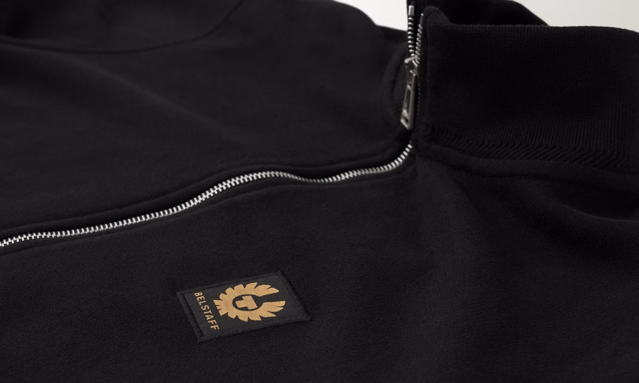 BELSTAFF FULL ZIP SWEATSHIRT