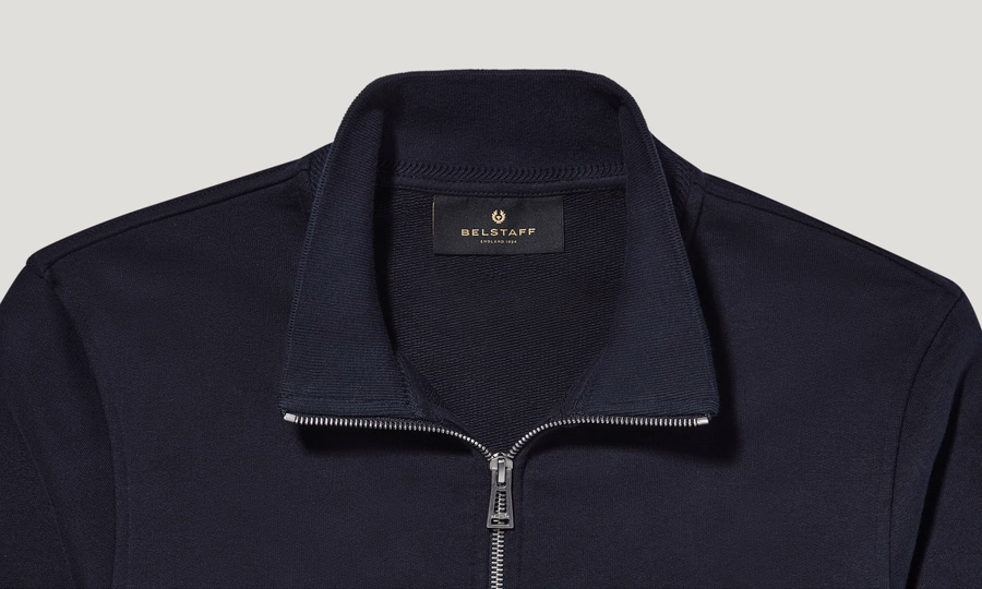 BELSTAFF FULL ZIP SWEATSHIRT