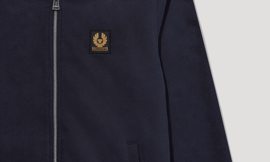 BELSTAFF FULL ZIP SWEATSHIRT