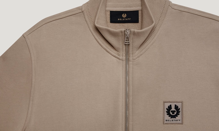 BELSTAFF FULL ZIP SWEATSHIRT