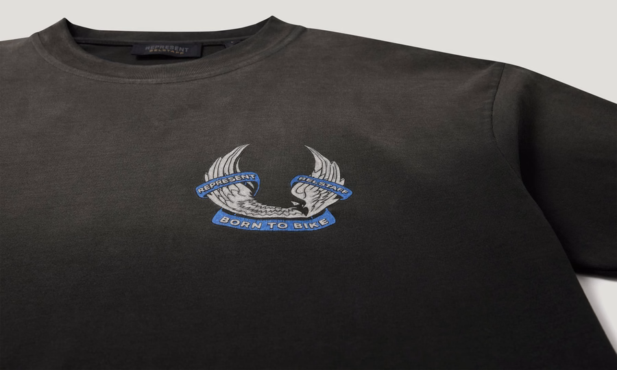 BELSTAFF X REPRESENT BORN TO BIKE T-SHIRT